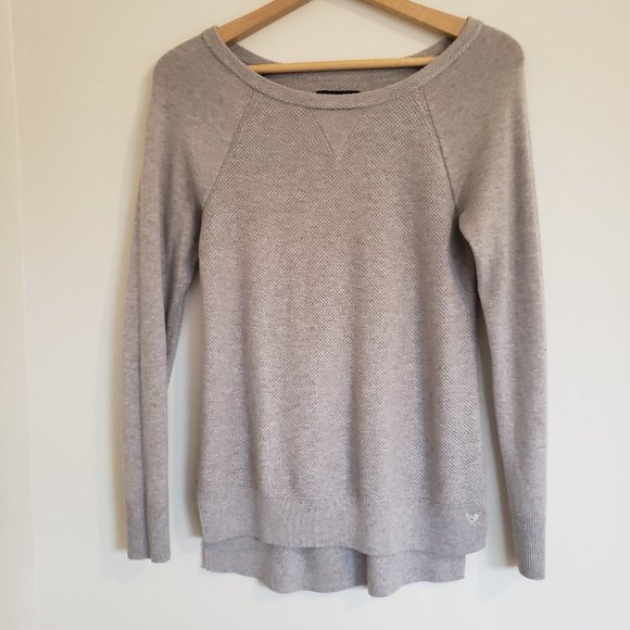 American Eagle Outfitters Sweaters - American Eagle Soft Tan Waffle Knit Sweater Size S